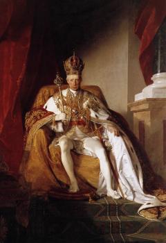 費德裡奇 馮 阿莫林 Emperor Franz I of Austria in his Coronation Robes 費德裡奇 馮 阿莫林 Emperor Franz I of Austria in his Coronation Robes